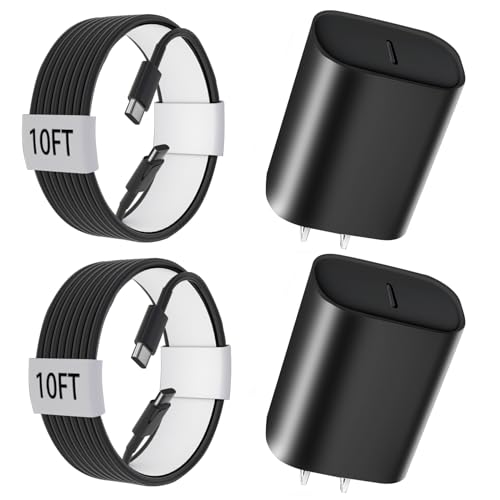 i Phone 16 Pro Max Charger Fast Charging,20W i Phone 16 Fast Charger Block Wall Charger with 10FT USB C Cable Cord for i Phone 16 Pro Max/i Phone 16/16Pro/15 Pro Max/15 Pro,iPad Pro/Air