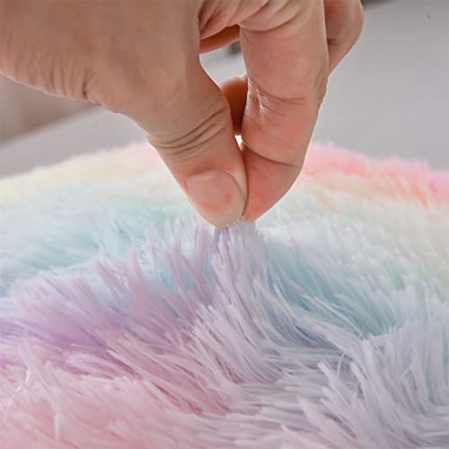 A Nice Night Faux Fur Reading Pillow Bed Wedge Shaped Adult Children Backrest For Reading, Gaming, Watching - With Adjustable Neck Pillow,Pink #TOP7