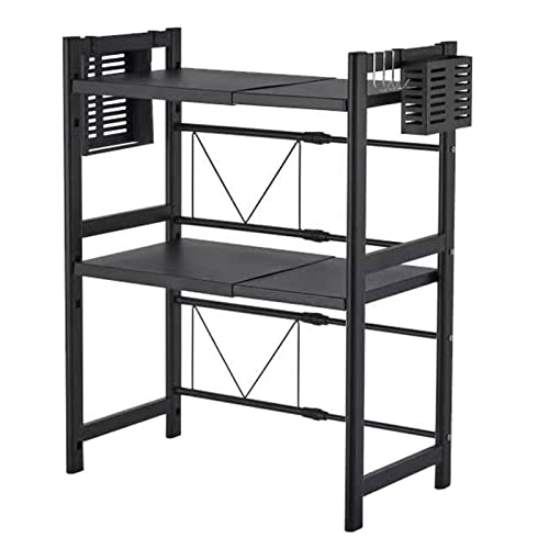 Étagère de rangement réglable micro-ondes pour organiser un petit comptoir - 3
