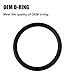T-Pipe Coolant Leak Repair Gaskets, Engine Radiator Hose and Reservoir Expansion Tank Hose O-Ring Kit Seals for Ford F-150 & F-250/350/450/550 Super Duty 2011-18/Replacement DR3Z8566A & 2X BC3Z8590F