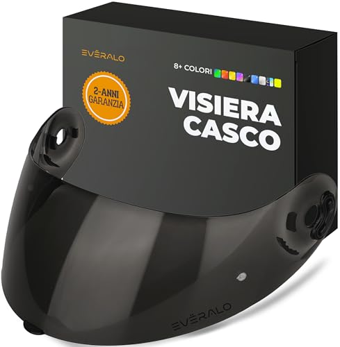 Everalo Visiera Compatibile con Xlite X803 - X802 - X802r - X802rr - X702 - X661 - X603 - Xsf 02 (Dark Fume')
