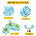 CURASA Hawaiian Flower Hair Claw Clips - 6Pcs Hibiscus & Plumeria Clips for Thick Hair, Large Summer Hair Accessories, Holiday Gifts for Women & Girls