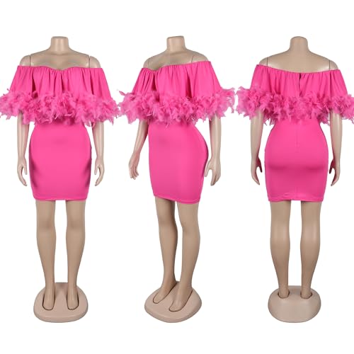 Image of PORRCEY Women's Sexy Elegant Rhinestone Mesh Party Club Night Mini Dress