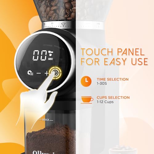Ollygrin Conical Burr Coffee Grinder