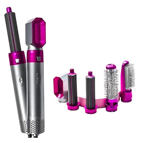 Image of Lapras ๐๐-๐๐๐๐ซ ๐๐จ๐ง๐ -๐๐ข๐๐ ๐๐๐ซ๐ซ๐๐ง๐ญ๐ฒ 5-In-1 Hair Styler Interchangeable Brush Head Hair Dryer Comb, Fast Drying Curling Volumizing Straightening