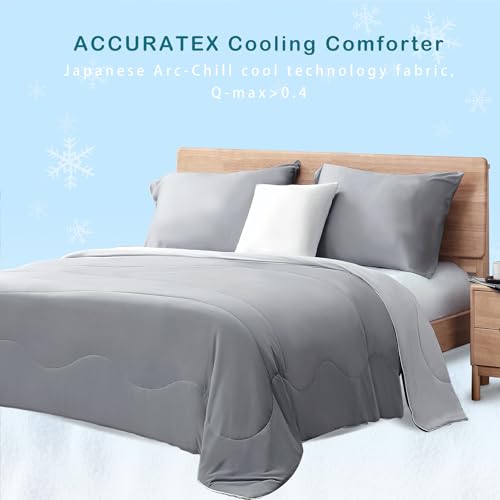 ACCURATEX Cooling Comforter Twin Size, Cool Blanket for Hot Sleepers,68x88 - image 8