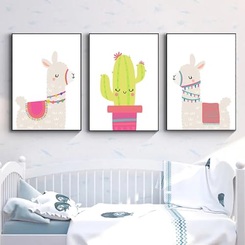 Décoration de chambre bébé avec posters animaux de dessin animé - 3