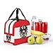 Austrian Coat of Arms Eagle Flag Insulated Lunch Bag Waterproof Tote Lunch Box Thermal Cooler Lunch Tote Bag For Office Travel Picnic