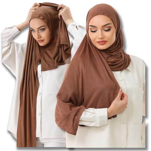 Instant Hijab Scarf For Women, Premium Jersey Head Scarf Wrap, Practical Jersey Hijab, Women Muslim Instant Hijab