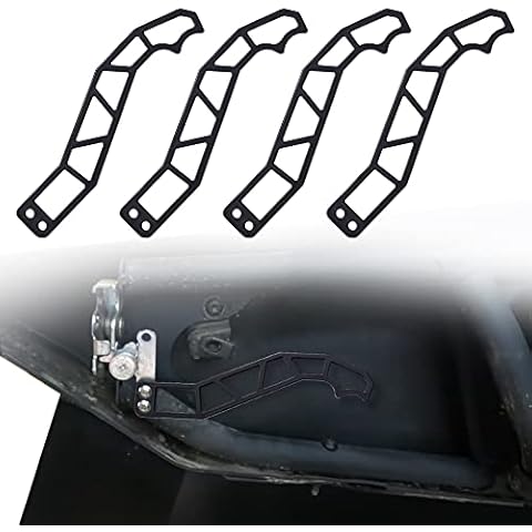 Dicater 4PCS X3 Door Handle Latches Compatible with Can-Am Maverick X3 X DS RS Turbo R Max 2 & 4 Door 2017 2018 2019 2020 2021 2022 2023,Black Cover