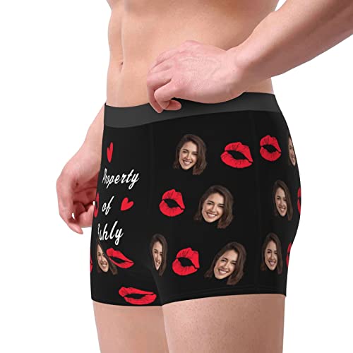 Custom Underwear Personalized For Men Boyfriend Husband Boxer Briefs With Photo Face Valentines Day Gifts For Him #TOP5
