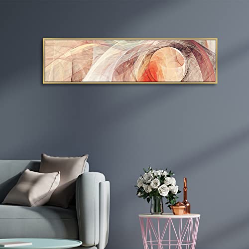 Image of PAINTINGMANTRA Abstract Designs Colorful Large Canvas Painting Framed Panel Wall Painting, Framed Luxury Paintings for Home Decoration, Living room, Bedroom and Office Decor (Multi, 13x47 Inch)