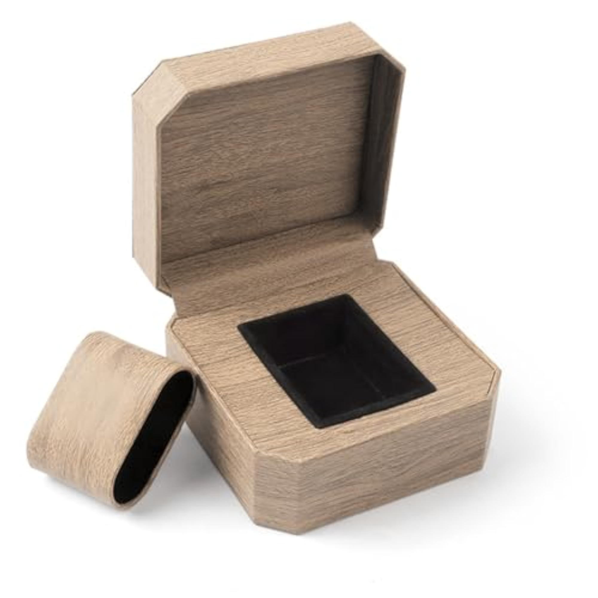 Single PU Leather Watch Display Travel Case for Men