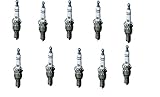 BEAR FLAG EDITION for DENSO Spark Plug W22MPR-U Replaces:2974,RCJ7Y,BPMR7A,L7RTC(12552) Pack of 10
