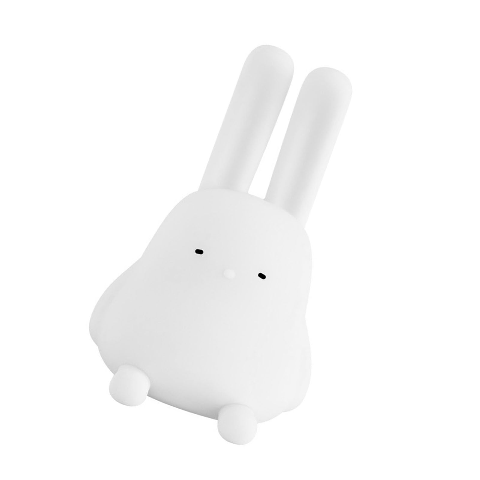 Garosa Lámpara de Mesa Recargable de Silicona con Forma de Conejo para Guardería, Lámpara de Mesita de Noche para Niños, Decoración para Habitación, Regalos para Niñas y Niños