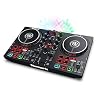Numark Party Mix II – Platine DJ avec lumières LED, carte son et table de mixage DJ avec Serato DJ Lite et Algoriddim djay Pro AI