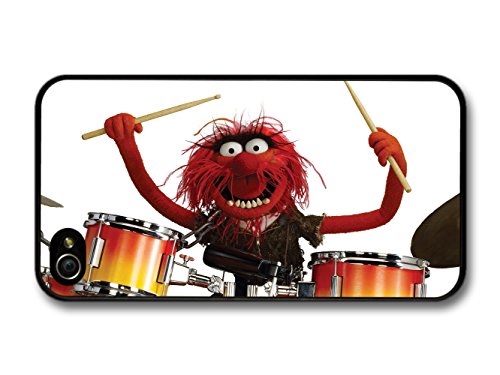 Micro Gorilla The Muppets Animal Drummer Playing Drums Funny White Background Case for iPhone 4 4S