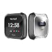 Haojavo Compatible with Fitbit Versa Lite Edition Screen Protector, Soft Plated TPU Full Cover Scratch-Proof Protective Bumper Shell Case for Fitbit Versa Lite Smartwatch