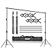 Produktbild EMART Foto Hintergrund Ständer 2,8x3m, Hintergrundsystem Stabiles Belastbar bis 13,6kg mit 6 Klemmen, Background Stand für Fotostudio Greenscreen, Hintergrundkarton, Projector Screen