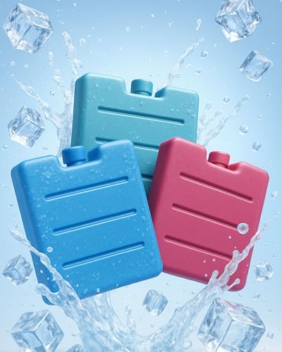 ToCi 3er Set Kleine Kühlakkus | Mini Kühl-Elemente für die Kühltasche Kühlbox | Kühl-Akku - platzsparende Kühlelemente für die Brotdose Lunchbox