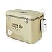 Engel 19 Quart Insulated Live Bait Fishing Dry Box Cooler with Water Pump, Tan