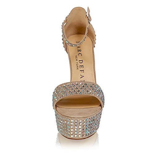 Marc Defang Carolina Cubas AB Crystal Pageant Model Runway Heels3