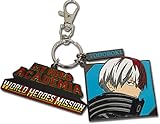 Great Eastern Entertainment My Hero Academia Movie 3 - Shoto Todoroki Three Charm Keychain