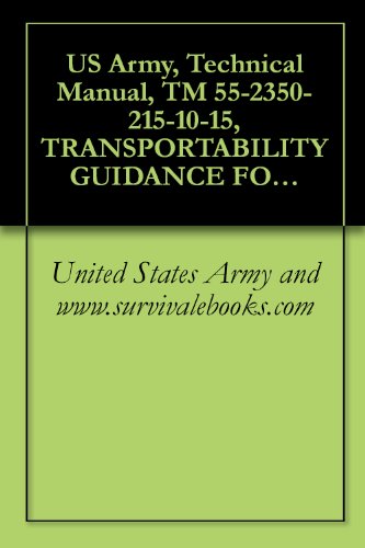 US Army, Technical Manual, TM 55-2350-215-10-15, TRANSPORTABILITY GUIDANCE FOR TANK, COMBAT, FULL-TRACKED, M60-S M60 (NSN 2350-00-678-5773); 105-MM GUN, ... (2350-00-148-6548), 105-M, (English Edition) - United States Army