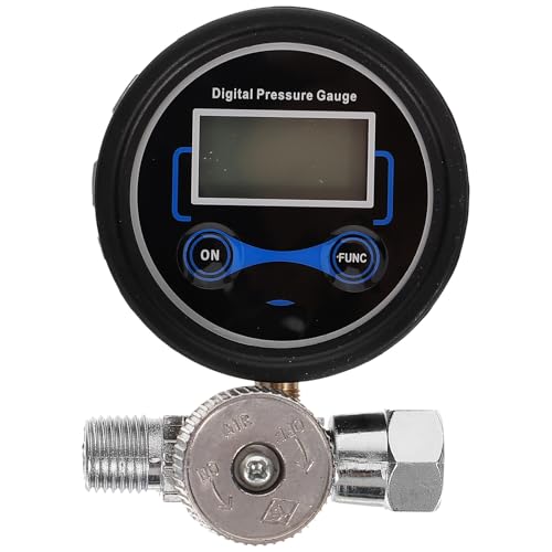 SUPVOX デジタル圧力計空気圧制御バルブ 精密デジタル表示 気流量 小型軽量 工業 実験室対応エアレギュレーター