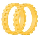 ✅ Repuesto de neumático para rueda lateral color AMARILLO compatible con Roomba 500, 600, 700, 800, 900, e (e5, e6) , i (i7, i7+), s (s9, s9+)
