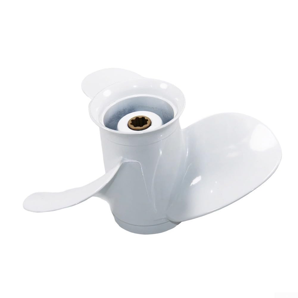Elica del motore della barca della lega di alluminio 9-1/4 x 9 pollici 8 denti per 9.9HP 15HP 20HP per motori fuoribordo rotazione destra