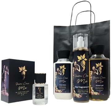 Bath and Body Care Trio Gift Set with Fawn Over Me Perfume and Gift Bag (A Fawn Over Me Trio)