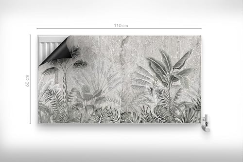 Cache radiateur 110x60 cm magnétique au style bohème vintage - 5