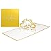Tarjeta pop up "25" en oro noble – para 25 cumpleaños &...