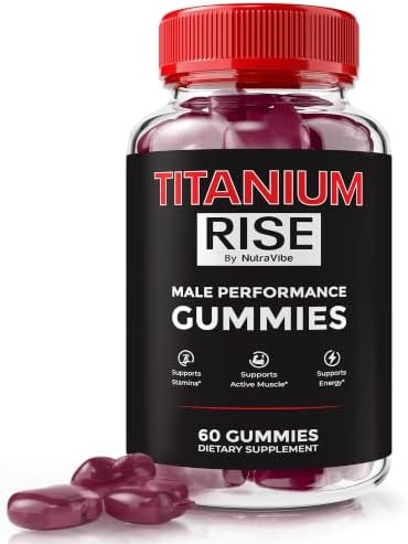 NutraVibe Titanium Rise Gummies, 60 Gummies