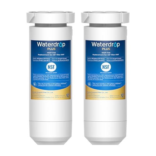 Waterdrop Plus XWF Replacement for GE® XWF, WR17X30702, NSF/ANSI 401&53&42&372 Certified, ???????? ????, 2 Filters