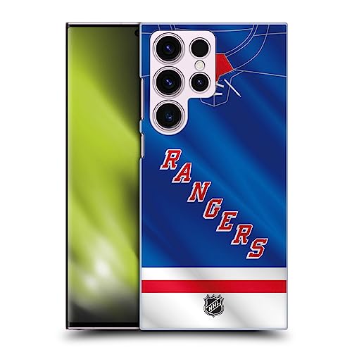 Head Case Designs Officially Licensed NHL Jersey New York Rangers Hard Back Case Compatible with Samsung Galaxy S23 Ultra 5G