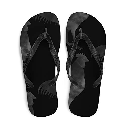 Rooster Bird Farm Animal (376) Flip-Flops