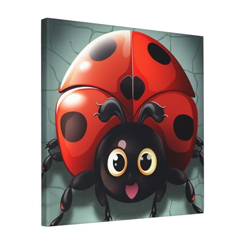 Toile coccinelle dessin animé pour égayer la chambre de votre bébé