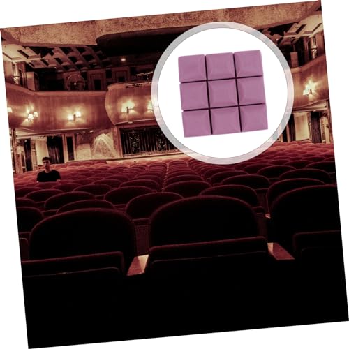 YARNOW 12Pcs Acoustic Panels Sound Absorbing Wall Tiles High Density Soundproofing Foam for Studio and Home Use Fire Retardant Sound Dampening Panels miniatura 5