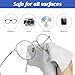 Leelosp 300 Pcs Glasses Cleaning Cloth Microfiber Glasses Wipes Assorted Colors Cloth for Cleaning Eyeglasses Camera Lens Cell Phones Laptops LCD TV Screens and More, 6 x 7 Inch(Light Color)