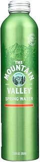 Mountain Valley, Spring Water, Aluminum Bottle, 25.36 ounces, 750ml (Pack of 12)