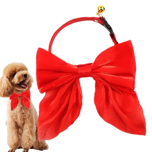 Collare con papillon per gatti, collare per cani con fiocco,Collare per animali domestici per le vacanze - Collari per gatti staccabili regolabili, collare decorativo per papillon per piccoli cuccioli