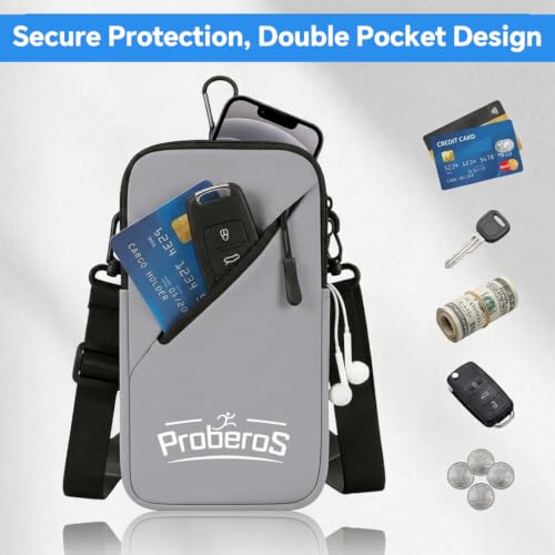 Image of Proberos Phone Holder Armband Crossbody Holster Waterproof for Running