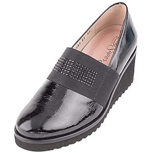 Loren gelakte schoen, zwart