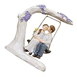 Décor adaptable : idéale pour les salons, les chambres ou les bureaux, cette statue s'intègre dans divers styles d'intérieur, sculpture de couple abstrait, statue de couple swing