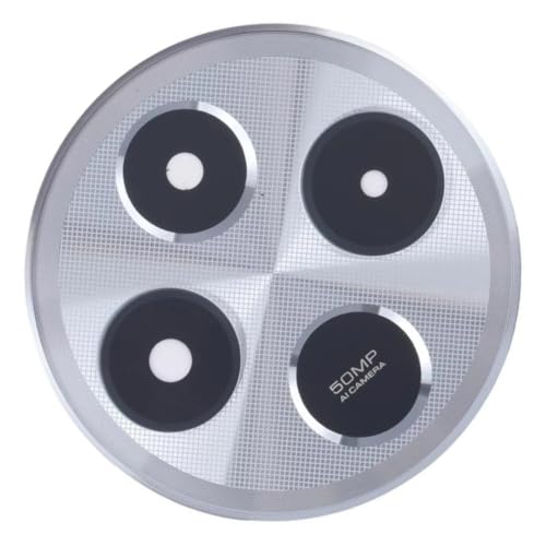 Image of Original Back Camera Lens Glass Replacement, Tworld Back Camera Lens Glass for Xiaomi Redmi 14C (2411DRN47C, 2411DRN47I, 2409BRN2CG, 2409BRN2CY) (Silver)