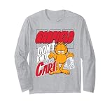 Garfield Don't Know Don't Care Funny Sarcastic Cat Cartoon 長袖Tシャツ