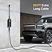 Morec Level 2 EV Charger ETL Certified, 40A 9.6KW Home Charging Station, Plug-in NEMA 14-50 240V, Portable EV Charger with 25FT Cable for SAE J1772 Cars