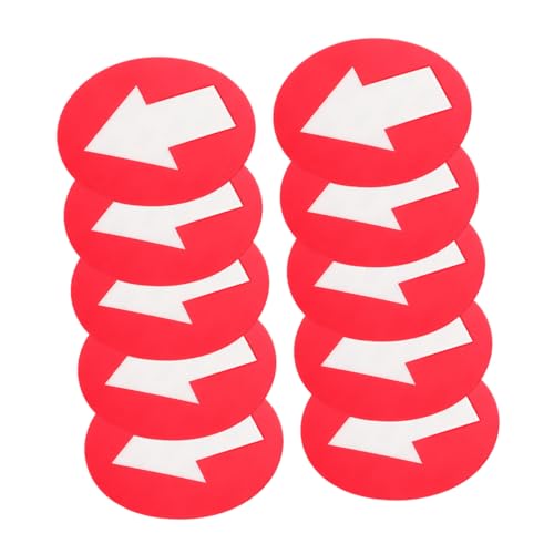 TOKIDNY 20pcs Enhanced Visibility Reflective Arrow Stickers Directional Course Markers